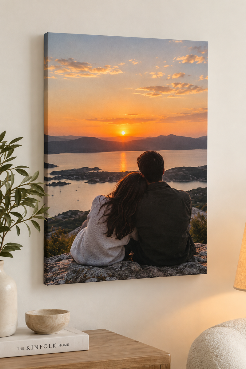 40x60 Kişiye Özel Kanvas Tablo