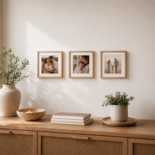 30x30 Kişiye Özel Yapışan Çerçeve – 3'lü Set