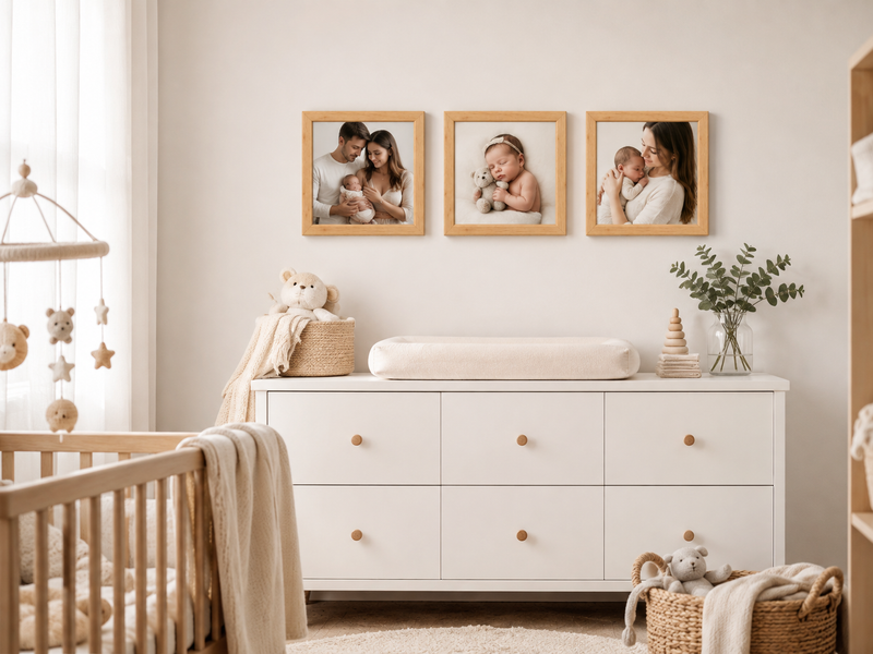 30x30 Kişiye Özel Yapışan Çerçeve – 3'lü Set