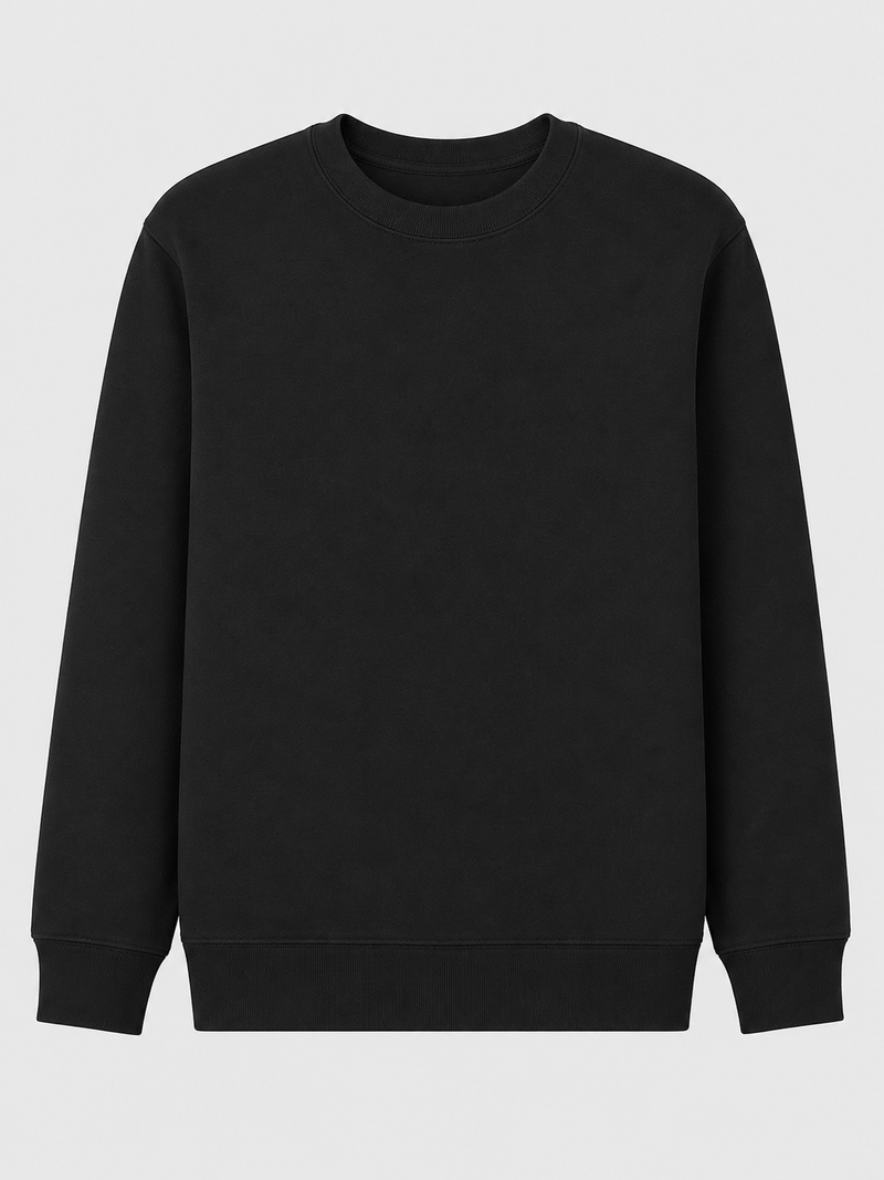 Kişiye Özel Kapüşonsuz Sweatshirt Tasarla – Rahat Kalıp