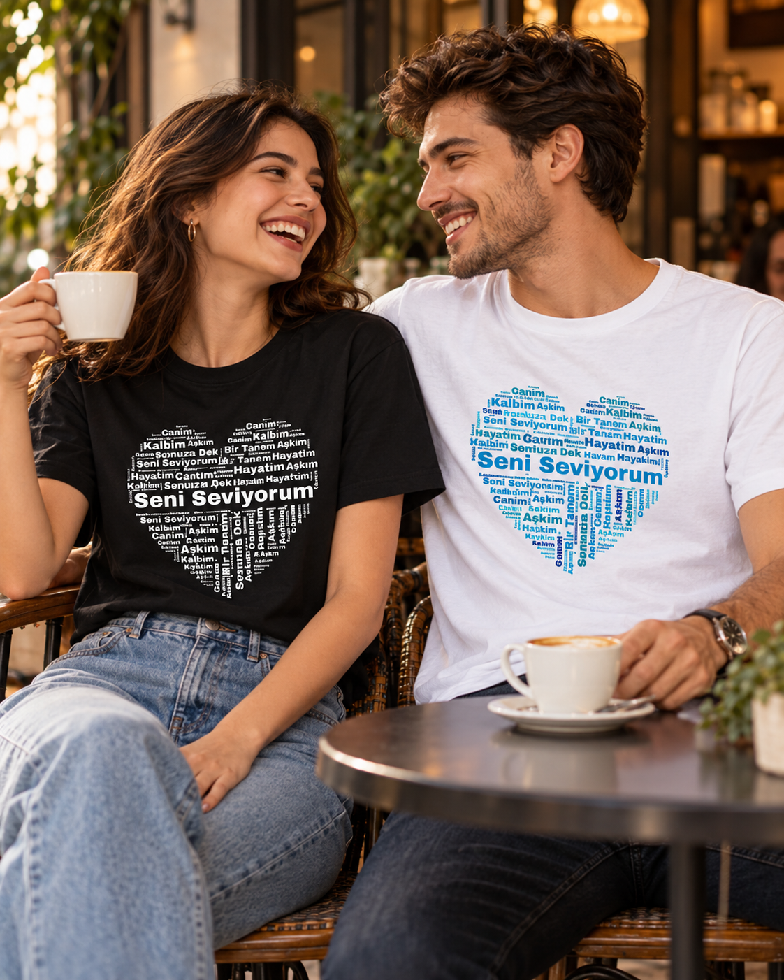 Kişiye Özel Kelime Bulutu Unisex Tişört Tasarla – Normal Kalıp